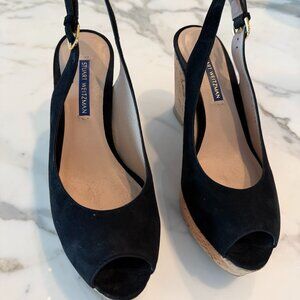 Black Stuart Weitzman Wedges Size 7